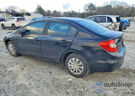 2012 Honda Civic Lx z USA, uszkodzony, nr VIN 2HGFB2F5XCH605423